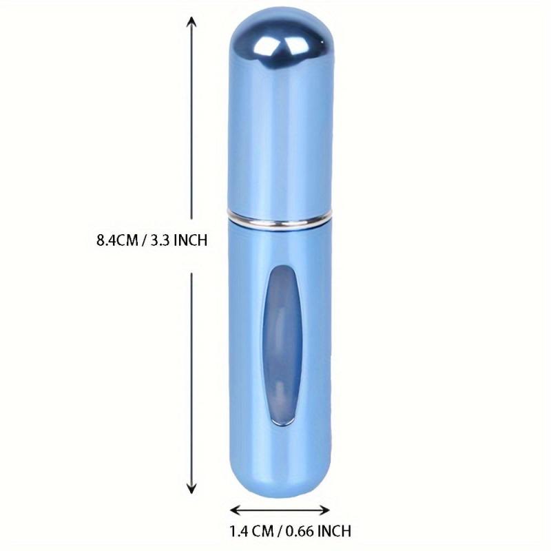5PCS Mini Refillable Perfume Bottles Spray Pump Empty Atomizer Travel 5ml