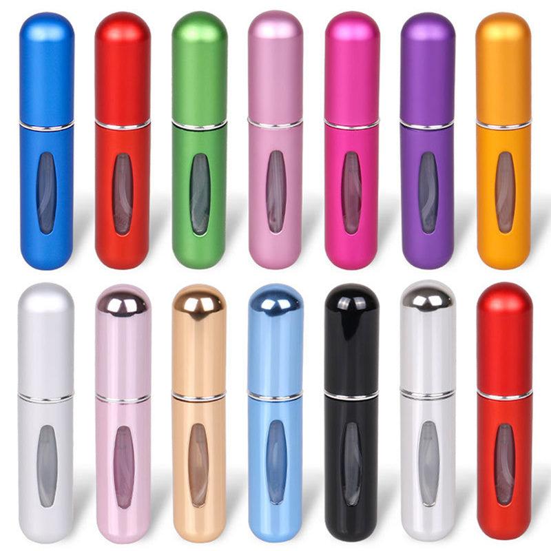 5PCS Mini Refillable Perfume Bottles Spray Pump Empty Atomizer Travel 5ml