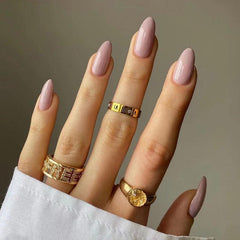 24 pcs Press On Nails Medium Acrylic Nails for DIY Manicure