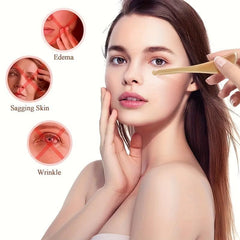 Gua Sha Set Facial Tool Scraping Plate SPA Massage Faux OX Horn Body Massager