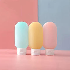 3pcs Leak Proof Travel Bottles for Toiletries 2 14oz Containers BPA-Free