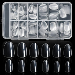 240 pcs Soft Gel Almond Nail Tips for Extensions