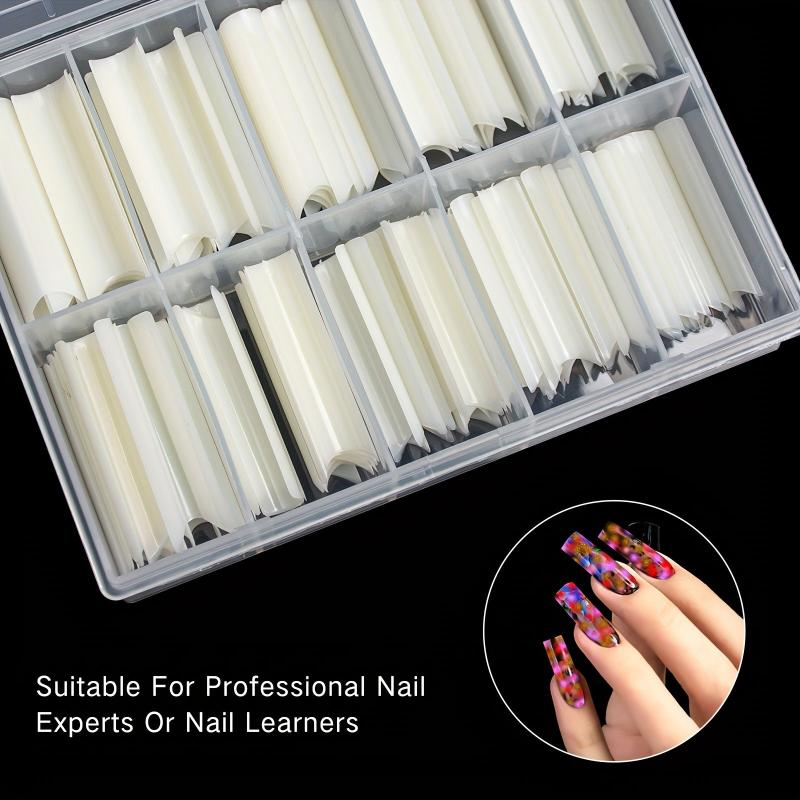 100 pcs Clear Square French False Nail Tips Professional Tips for Stylish Nails