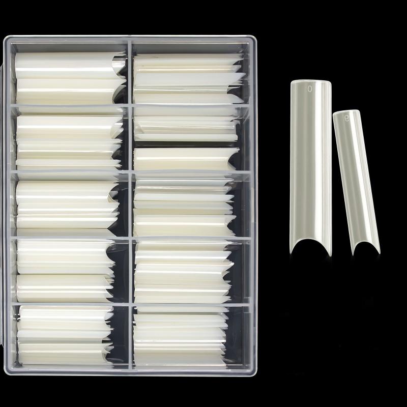 100 pcs Clear Square French False Nail Tips Professional Tips for Stylish Nails