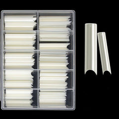 100 pcs Clear Square French False Nail Tips Professional Tips for Stylish Nails