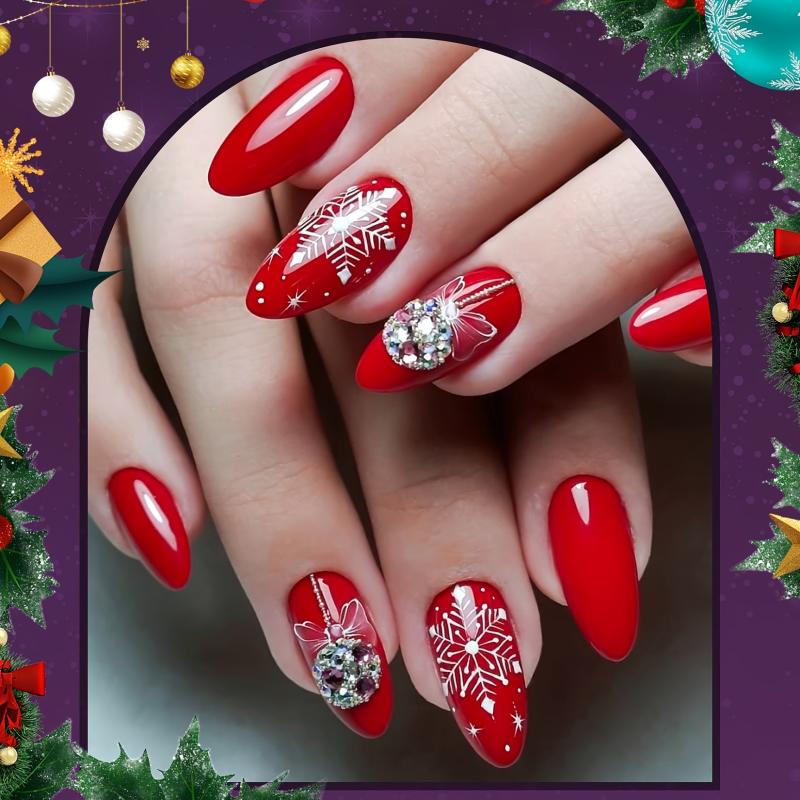 Almond Nail Tips 240 Pcs Clear Gel Short Full Cover Press On Nails