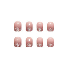 Glittering Press On Nails Full Cover Acrylic Nails