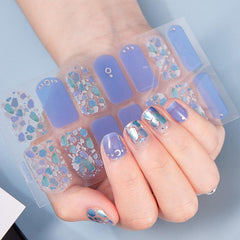 Holographic Nail Strips Full Wraps Sticker