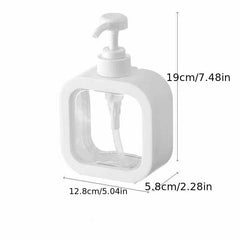 Portable Clear Pump Bottles Dispenser for Shampoo Lotion
