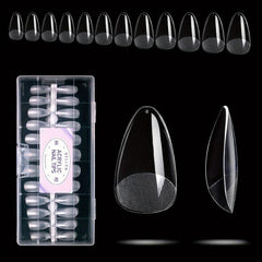 Pre Shaped False Nail Tips - Square Coffin Almond Stiletto