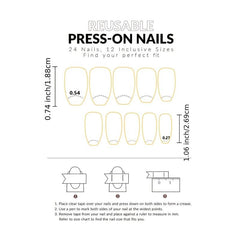 St Patrick's Long Coffin Nails Colored Gothic Punk for Women & Girls
