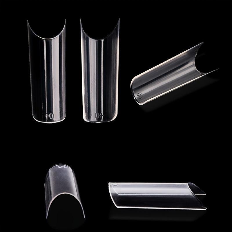 550Pcs XL Square False Nails Tips Half Cover Acrylic Artificial Tip Manicure