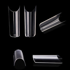 550Pcs XL Square False Nails Tips Half Cover Acrylic Artificial Tip Manicure