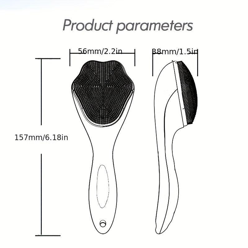 Silicone Face Scrubber Exfoliating Brush Facial Cleansing Tool