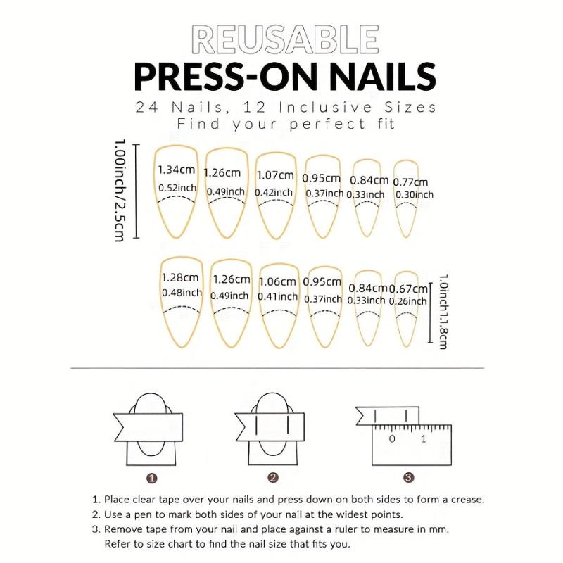 120 Clear Almond-Shaped Gel Nail Tips