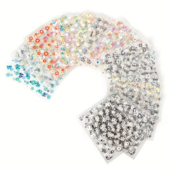 10 Sheets 3D Nail Art Stickers Manicure Decal Decorations