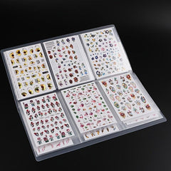 Nail Art Sticker Storage Book