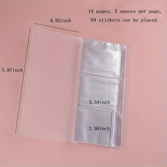 Nail Art Sticker Storage Book