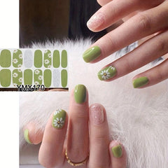 Full Cover Nail Stickers for Sparkling Wedding Nails