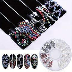 12 Grids Mixed Nail Art Decoration Kit