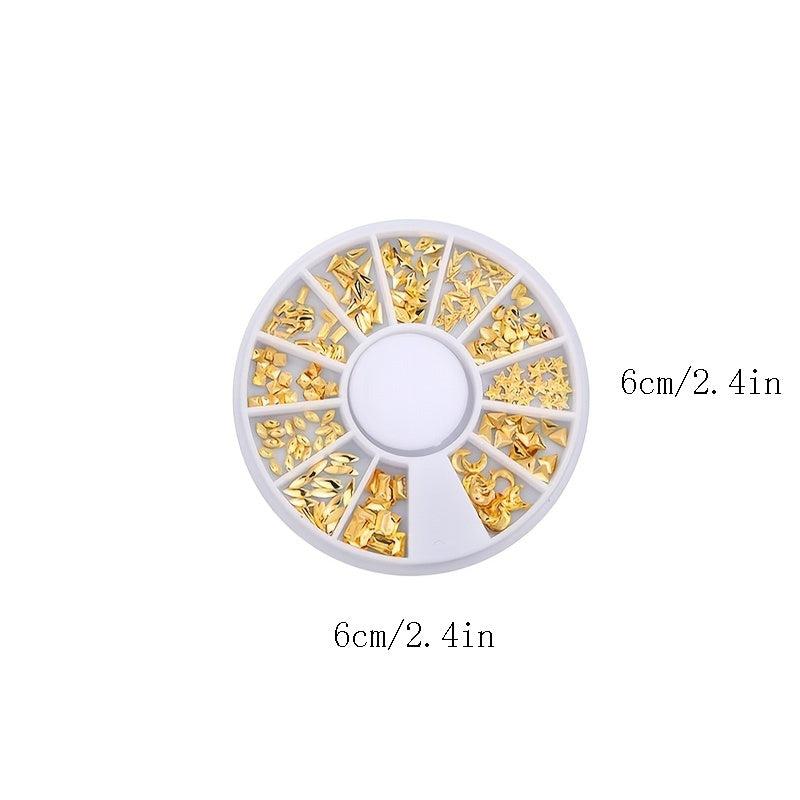 12 Grids Mixed Nail Art Decoration Kit