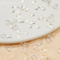 100pcs Heart Nail Art Decorations