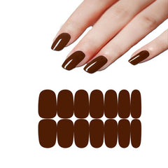 Full Wrap Nail Polish Stickers Self Adhesive Nail Art Decal Strips Kit