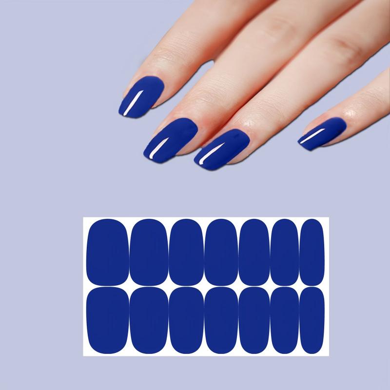 Full Wrap Nail Polish Stickers Self Adhesive Nail Art Decal Strips Kit