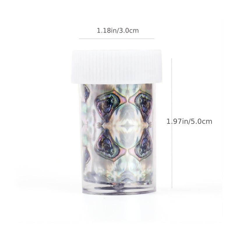 Marble Pattern Nail Art Transfer Foil Stickers Shell Patten Nail Sticker