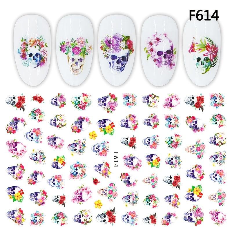 Halloween Self Adhesive Nail Art Stickers Decals