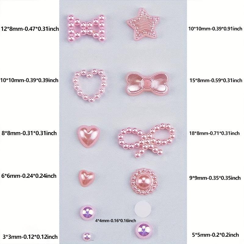 3D Nail Charms Y2K Style Shapes Flatback Acrylic