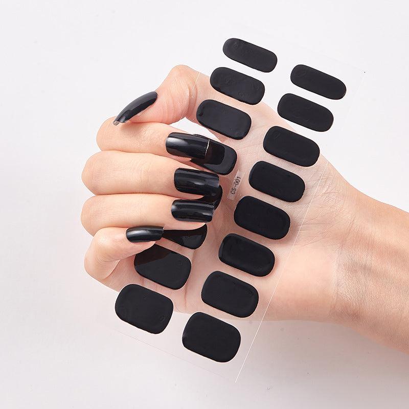 16-Piece Nail Art Polish Sticker Stripes Self-Adhesive Nail Stickers