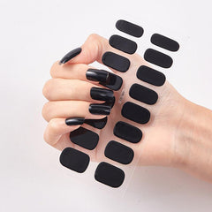 16-Piece Nail Art Polish Sticker Stripes Self-Adhesive Nail Stickers