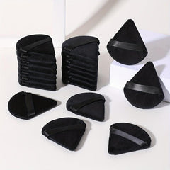20pcs Triangle Powder Puff Loose Powder Puffs Makeup Puff For Face
