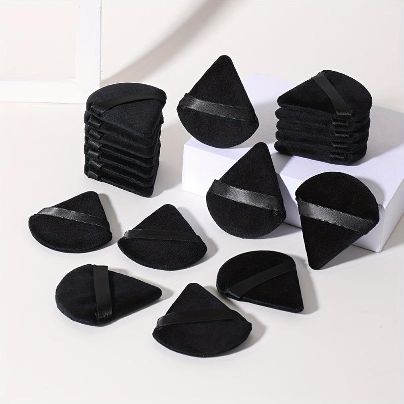 20pcs Triangle Powder Puff Loose Powder Puffs Makeup Puff For Face