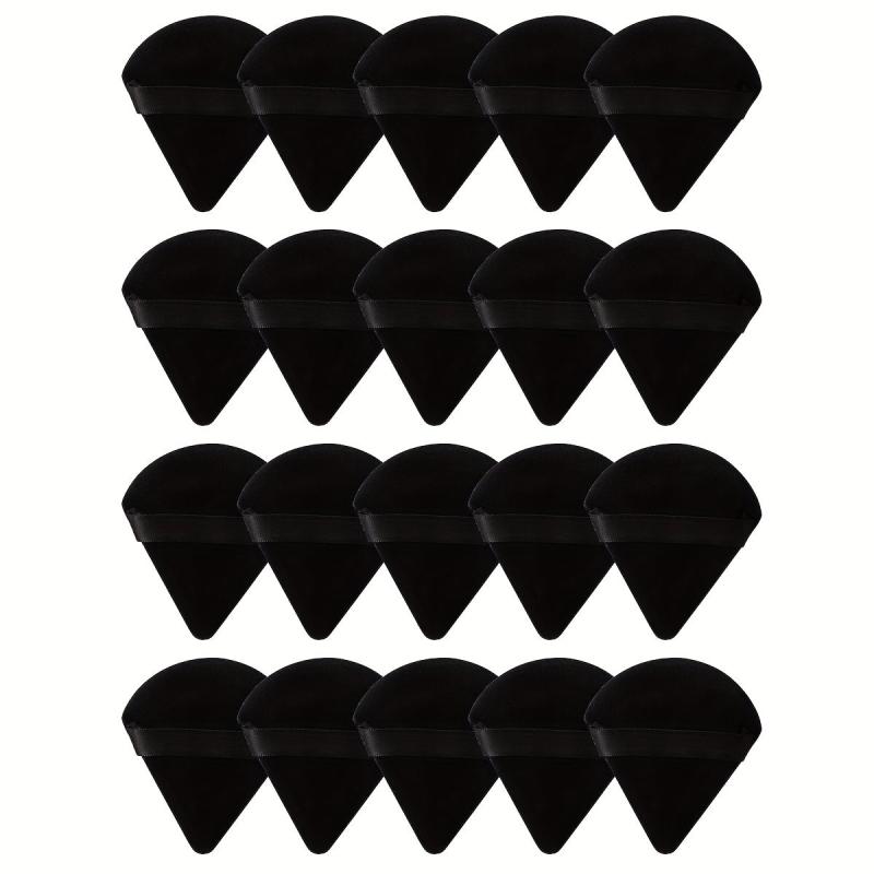 20pcs Triangle Powder Puff Loose Powder Puffs Makeup Puff For Face