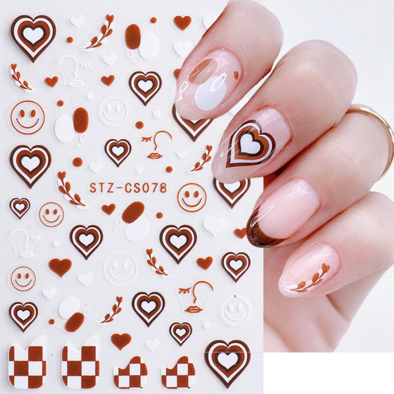 Golden Line Nail Stickers Decal Self Adhesive Nail Art Supplies