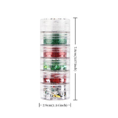 Christmas Nail Art Supplies Snowflake Christmas Tree Star Nail Glitter Sequins