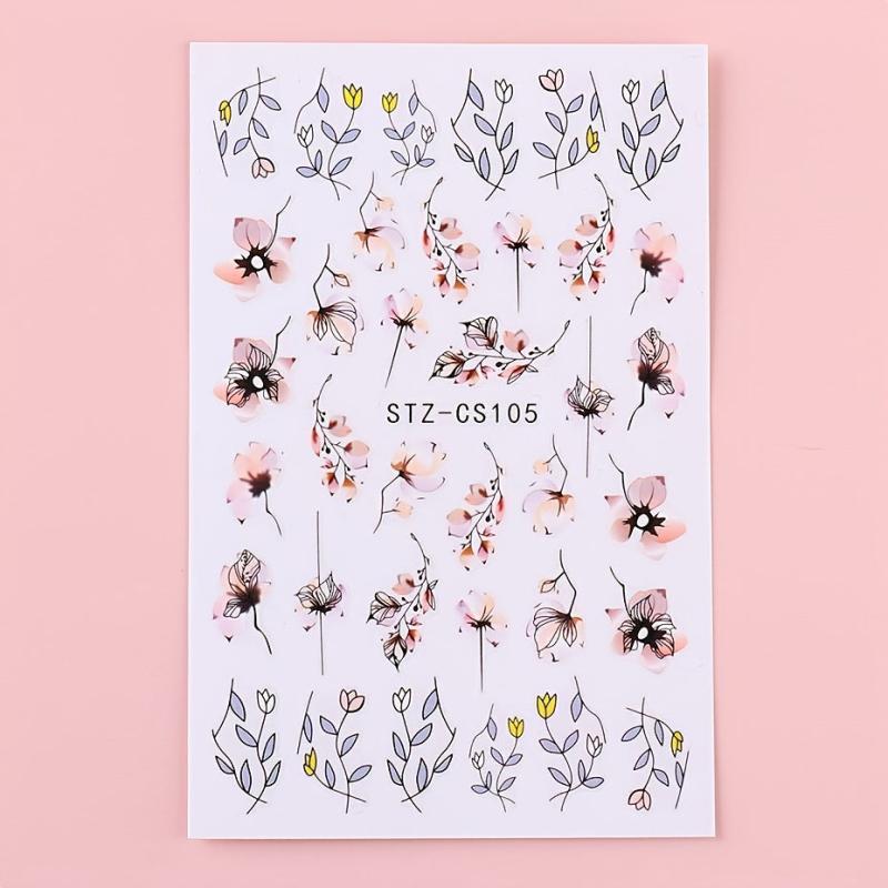 Summer Water Decal Nail Art Sticker Set