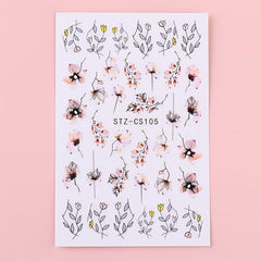Summer Water Decal Nail Art Sticker Set
