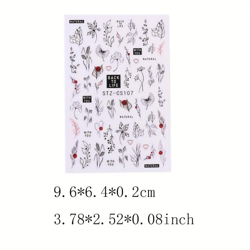 Summer Water Decal Nail Art Sticker Set