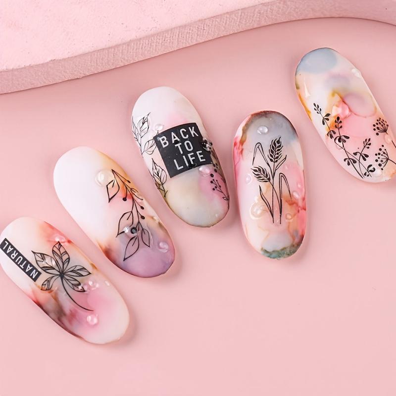 Summer Water Decal Nail Art Sticker Set
