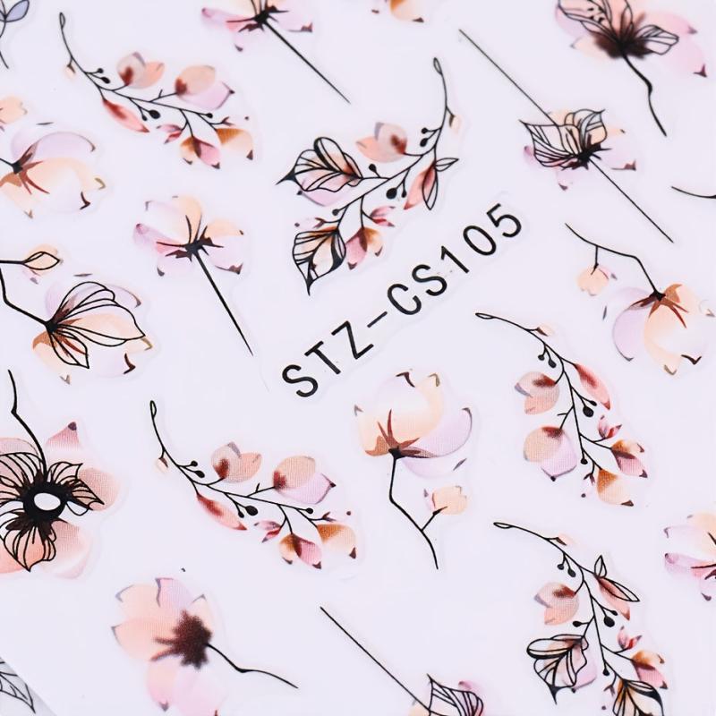 Summer Water Decal Nail Art Sticker Set