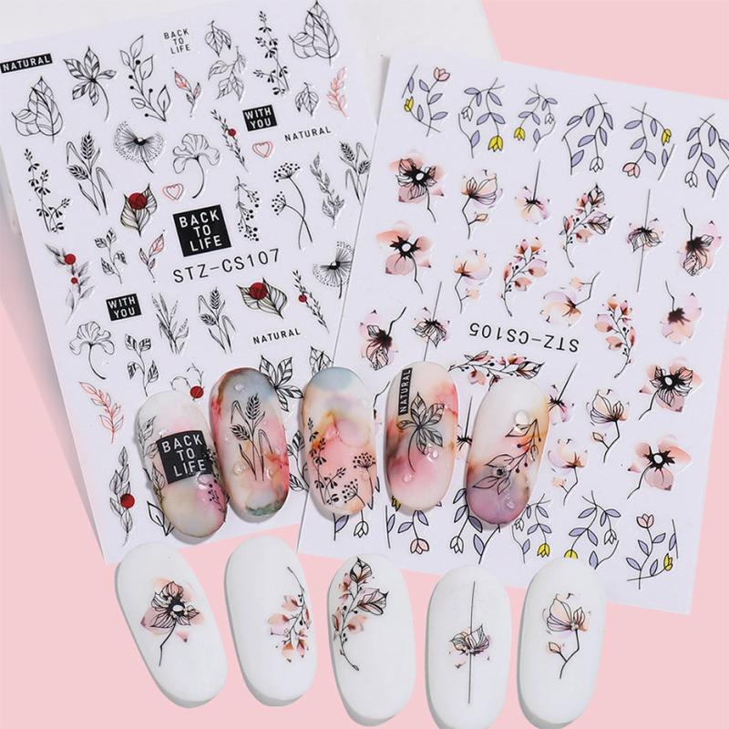 Summer Water Decal Nail Art Sticker Set