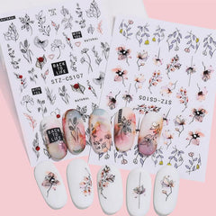 Summer Water Decal Nail Art Sticker Set
