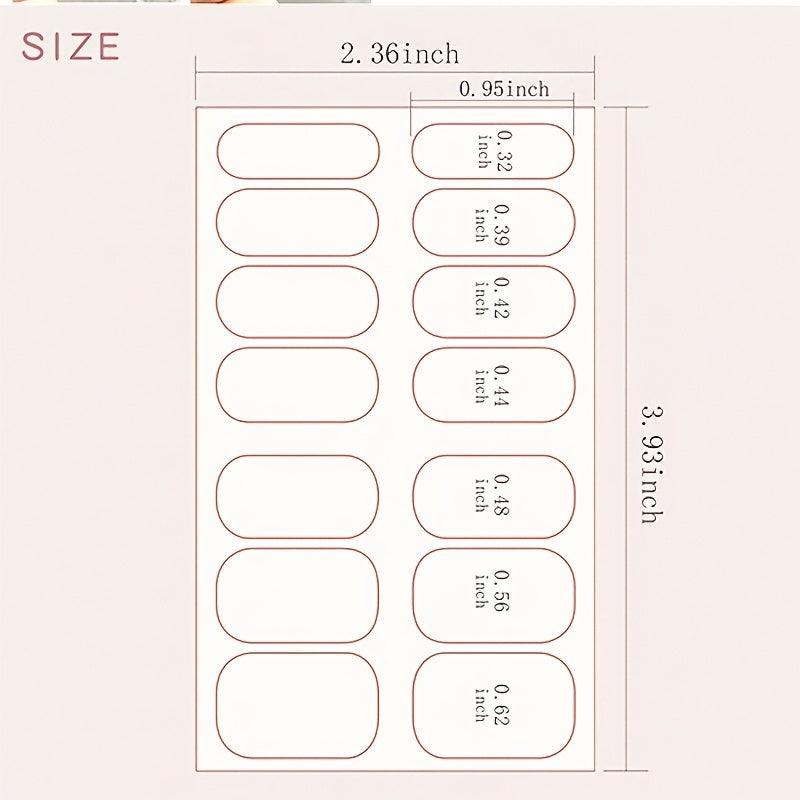 Glitter Self Adhesive Nail Polish Stickers with Manicure Decoration Kit