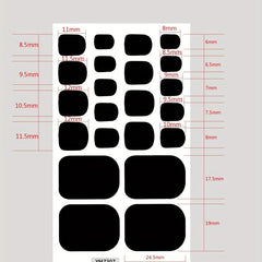DIY Nail Art Stickers Full Wrap Self Adhesive Decals for Women and Girls
