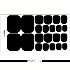 DIY Nail Art Stickers Full Wrap Self Adhesive Decals for Women and Girls