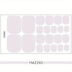 DIY Nail Art Stickers Full Wrap Self Adhesive Decals for Women and Girls