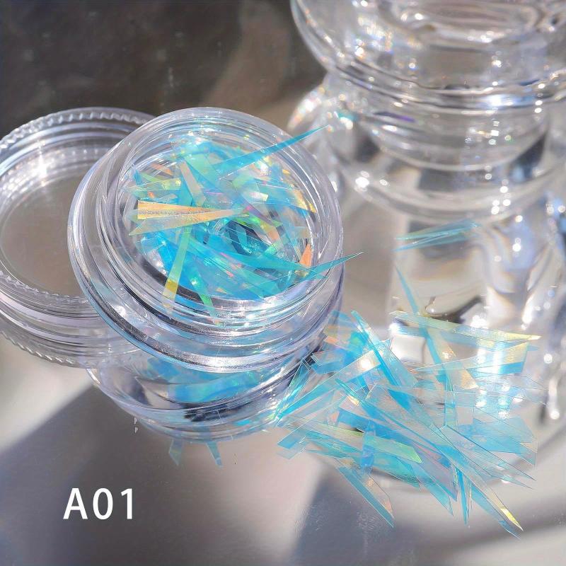 Colorful Nail Art Foil Paper Irregular Nail Paillette Manicure